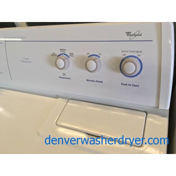 Whirlpool's "Quiet Wash" Technology W/D Set Quality Refurbished 1Year Warranty 5433 Denver