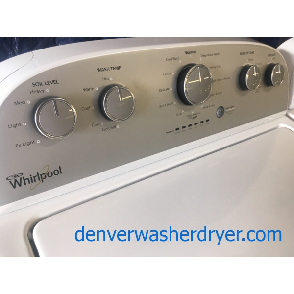 HE Whirlpool TopLoad Washer with Quick Wash & Electric Dryer 220v, 1Year Warranty 3863