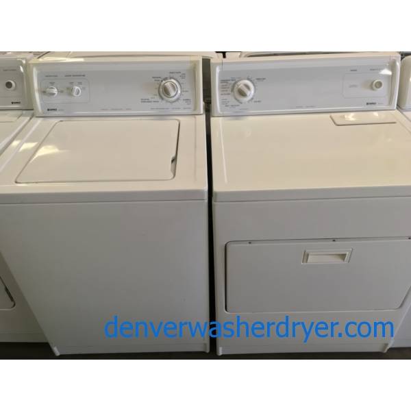 Cool Kenmore 80 Series W/D Set, Quality Refurbished 1-Year Warranty