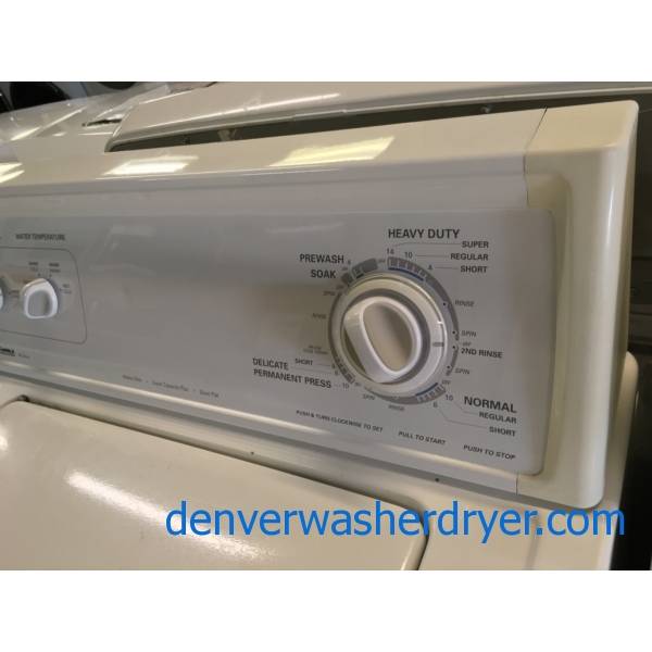 Kenmore 80 Series W/D Set Quality Refurbished 1-Year Warranty