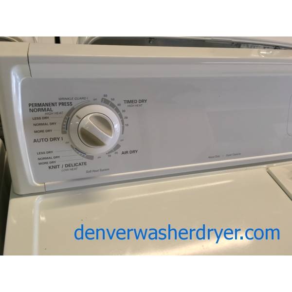 Kenmore 80 Series W/D Set Quality Refurbished 1-Year Warranty