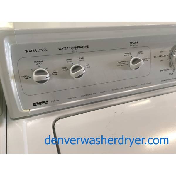 Kenmore Super Capacity W/D Set and Kenmore Single Direct-Drive Washer, Quality Refurbished 1-Year Warranty!