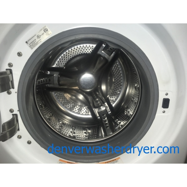 Quality Refurbished HE LG 27″ Front-Load Direct-Drive Washer, 1-Year Warranty