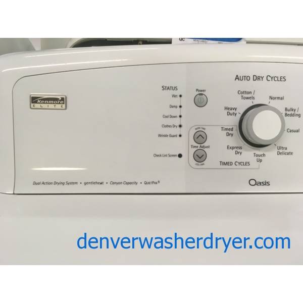 Klean Kenmore Elite Oasis, Quality Refurbished 1-Year Warranty
