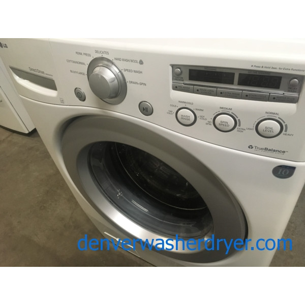 Quality Refurbished HE LG 27″ Front-Load Direct-Drive Washer, 1-Year Warranty