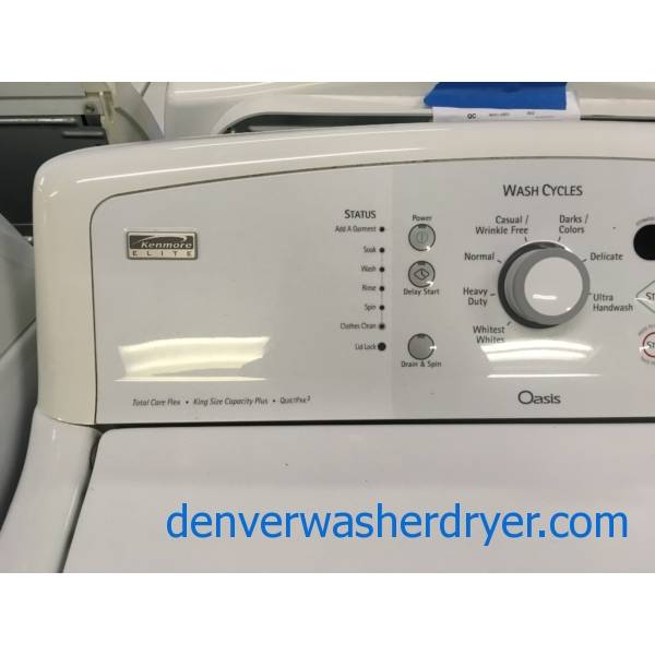 Klean Kenmore Elite Oasis, Quality Refurbished 1-Year Warranty