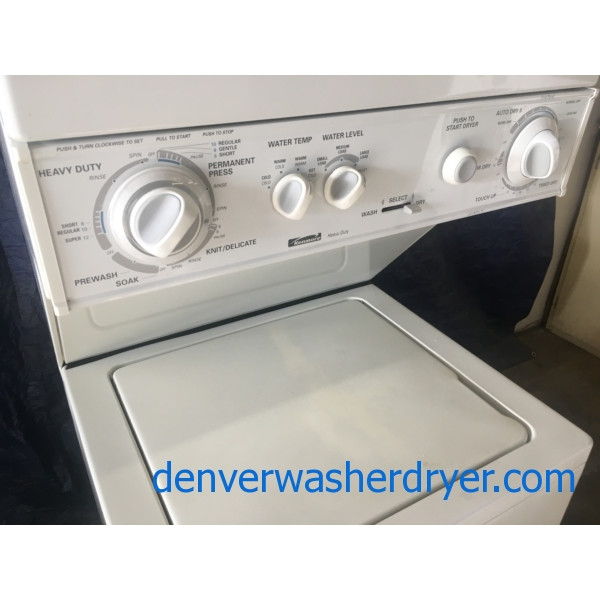 Quality Refurbished 24" HeavyDuty DirectDrive Kenmore 110v Stacked