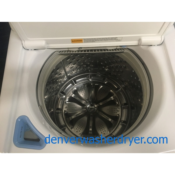 LG 27″ Top-Load HE Direct-Drive Washer & Electric Dryer, 1-Year Warranty