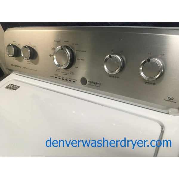 Maytag Centennial HE Top-Load Washer w/Agitator, 1-Year Warranty - #3896 -  Denver Washer Dryer
