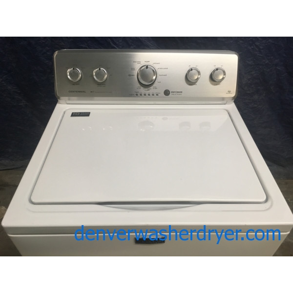 Maytag Centennial HE Top-Load Washer w/Agitator, 1-Year Warranty