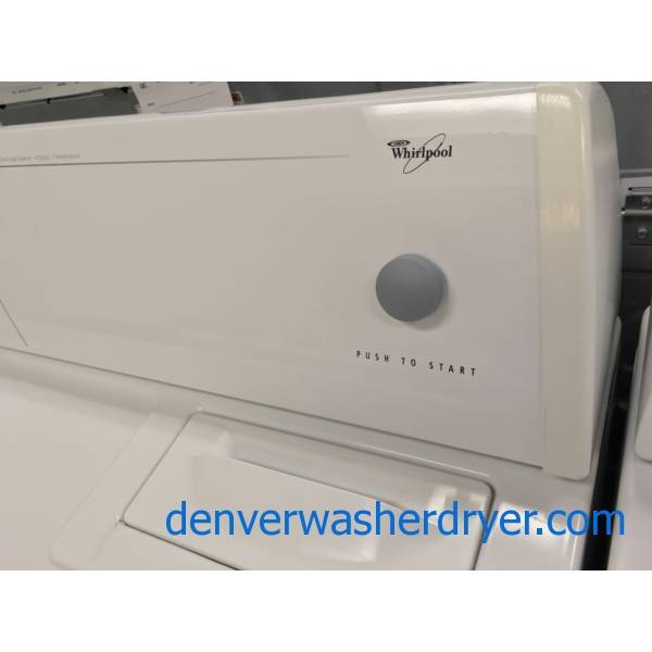 Commercial Grade Whirlpool Dryer, Quality Refurbished 1-Year Warranty