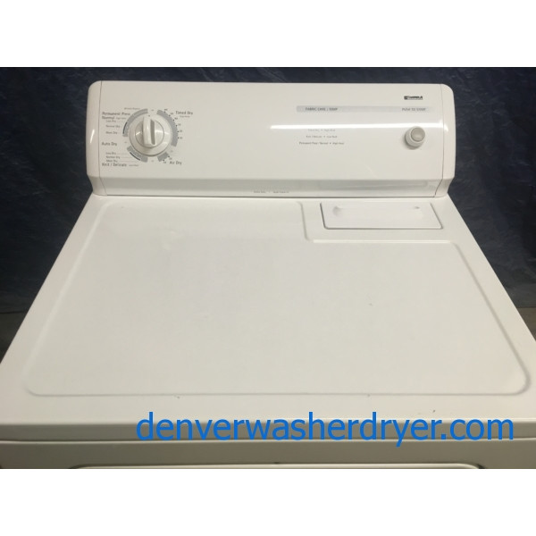 Quality Refurbished 29″ Kenmore Heavy-Duty Super Capacity Electric Dryer, 1-Year Warranty
