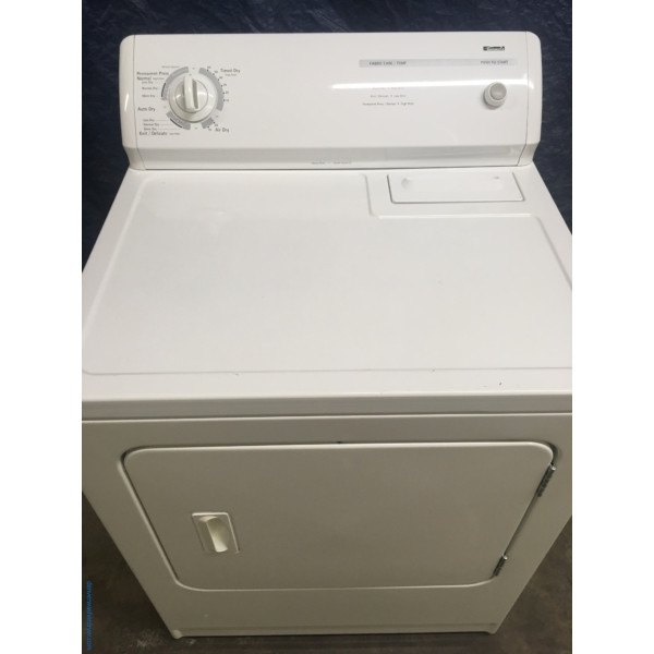 Quality Refurbished 29″ Kenmore Heavy-Duty Super Capacity Electric Dryer, 1-Year Warranty