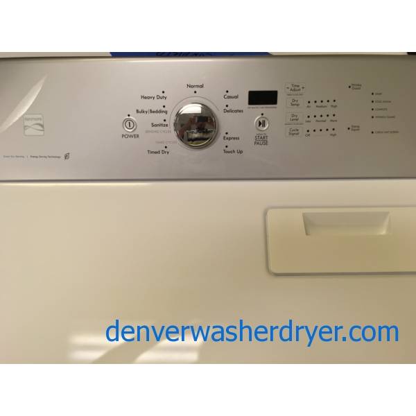 “Smart Dry Sensing” by Kenmore 600 Series GAS Dryer, Quality Refurbished 1-Year Warranty