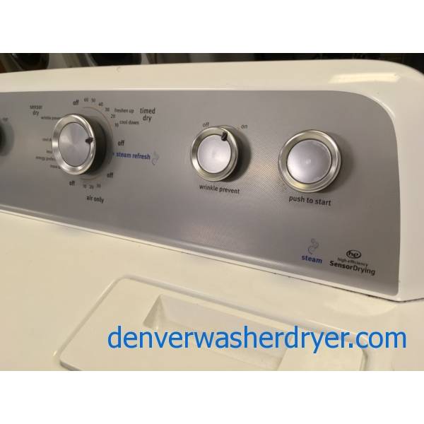 Marvelous Maytag Bravos Steam Dryer, Quality Refurbished 1Year