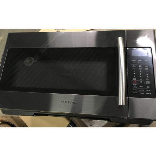 BRANDNEW Black Stainless Samsung Over the Range Microwave with Sensor
