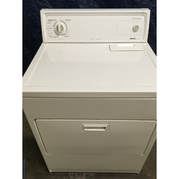 29″ Quality Refurbished Kenmore Heavy-Duty Super-Capacity Electric Dryer, 1-Year Warranty