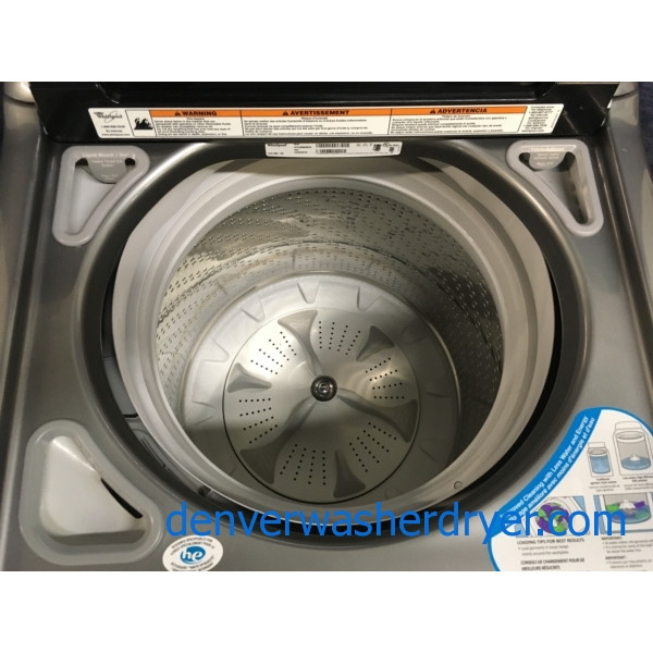 27″ Quality Refurbished HE Whirlpool Cabrio Top-Load Direct-Drive Washer, 1-Year Warranty