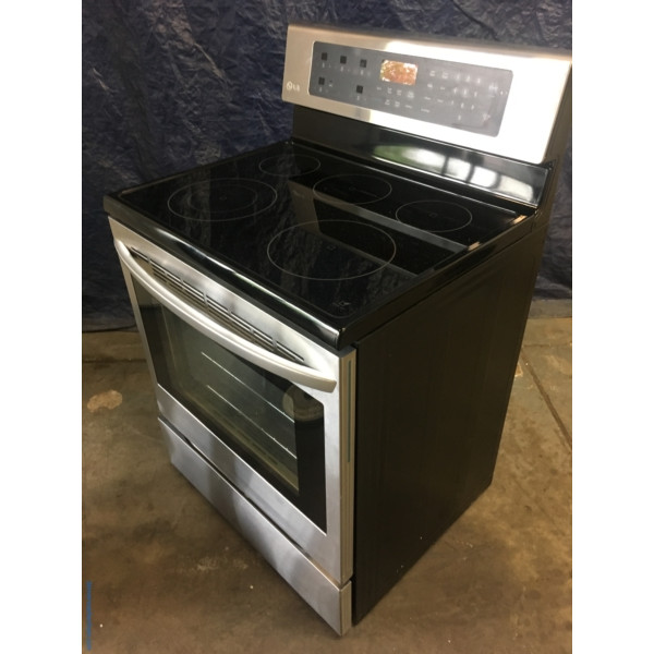 30" LG Freestanding SmoothTop Electric Range with True Convection, 1