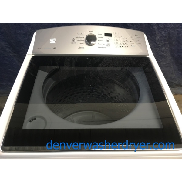 Kenmore HE Top-Load Direct-Drive Steam Washer w/Accela-Soak, 1-Year Warranty