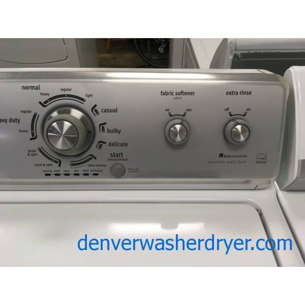 Maytag Centennial TopLoad Washer, HeavyDuty, AutoLoad Sensing