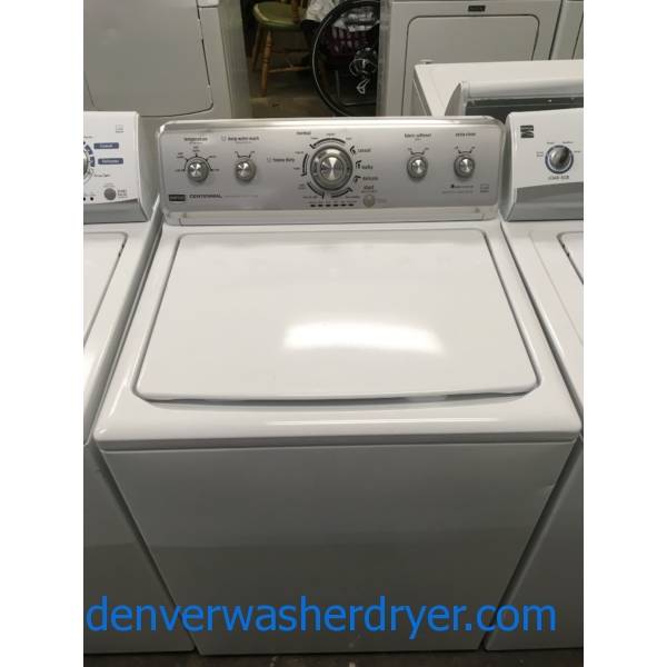 Maytag Centennial TopLoad Washer, HeavyDuty, AutoLoad Sensing