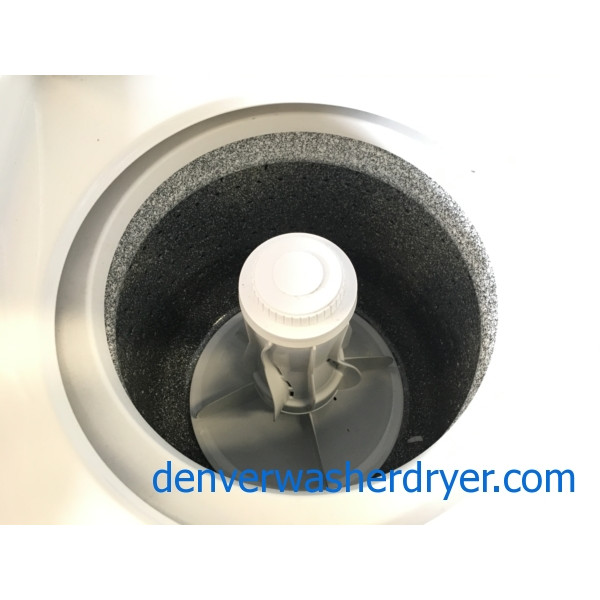 BRAND-NEW Whirlpool 24″ Heavy-Duty Stacked Laundry Center w/Direct-Drive Washer & Electric (220v) Dryer, 1-Year Warranty