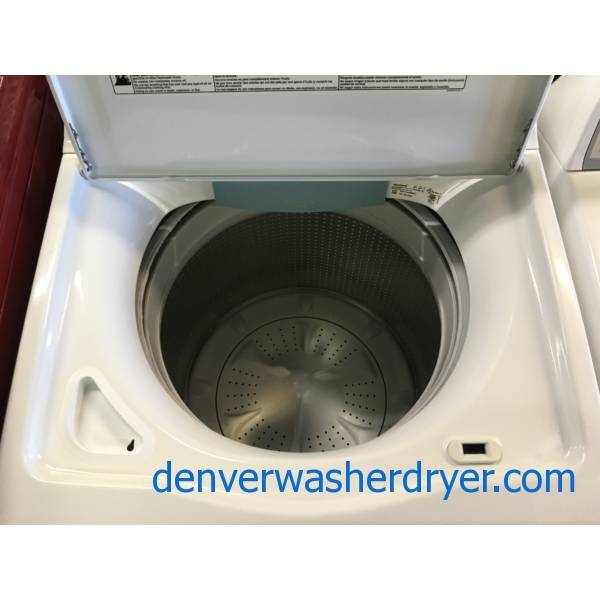 Whirlpool Cabrio HE Washer and Dryer Set, Energy-Star Rated, Wash-Plate Style, Wrinkle Shield, Auto-Load Sensing, PreSoak and Extra-Rinse Options, Quality Refurbished, 1-Year Warranty!