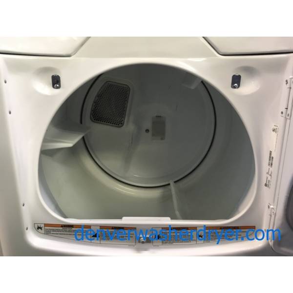 Maytag Bravos Quiet Series 400 Washer and Dryer Set, Glass-Lids, HE, Sanitary and Wrinkle Control Cycles, StainBoost, Wrinkle Prevent Plus, Quality Refurbished, 1-Year Warranty!