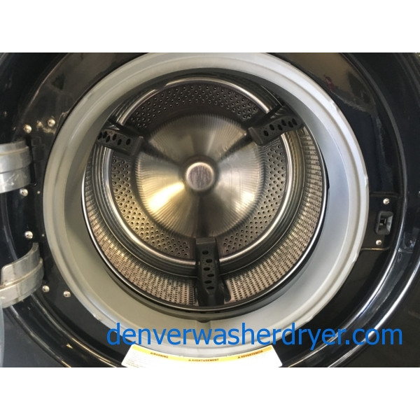 Quality Refurbished HE 27″ LG Tromm Series Stackable Front-Load Direct-Drive Washer w/Sanitary & Electric Dryer, 1-Year Warranty