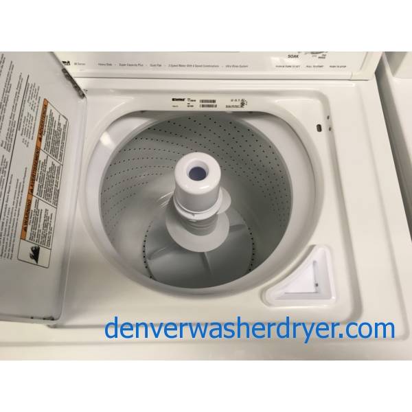 Kenmore 80 Series TopLoad Washer, Agitator, HeavyDuty, Super Capacity Plus, ExtraRinse Option