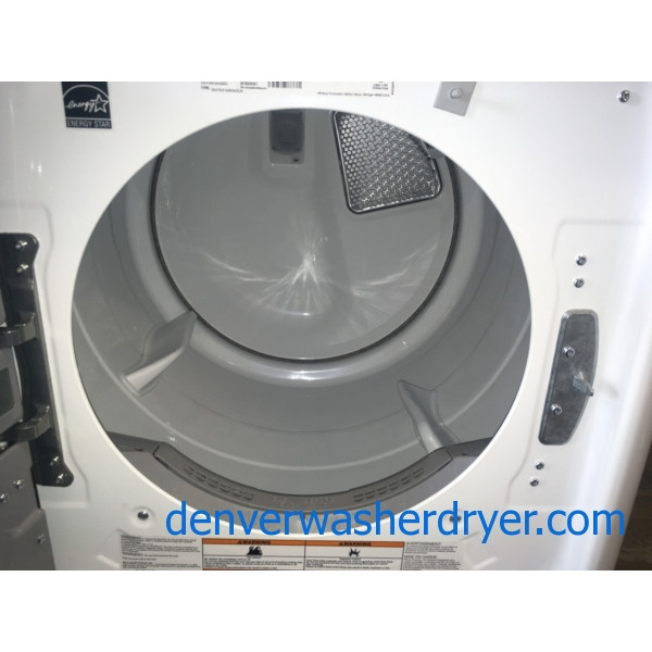 BRANDNEW HE Maytag 27" Stackable FrontLoad Washer & Electric Dryer, 1