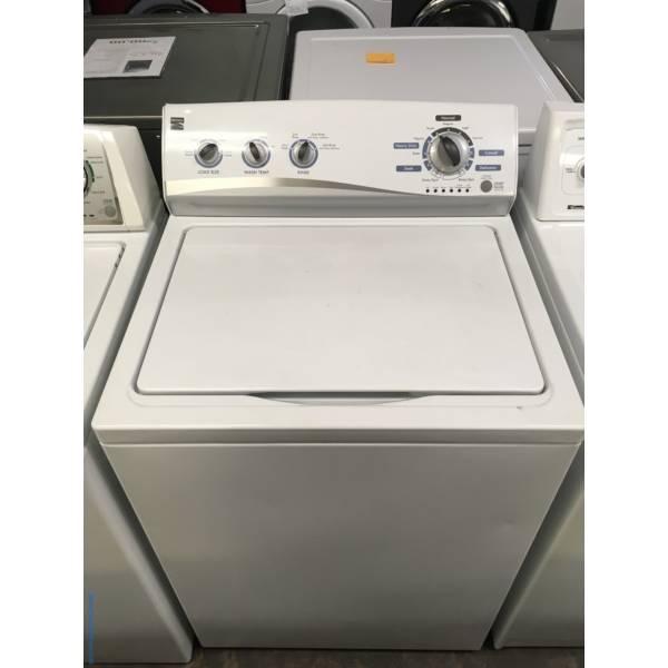 Kenmore TopLoad Washer, Agitator, HeavyDuty, Fabric Softener and