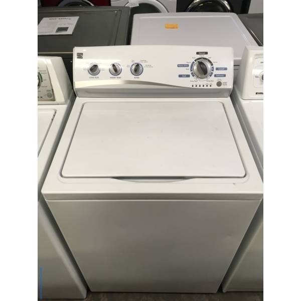 Kenmore Top-Load Washer, Agitator, Heavy-Duty, Fabric Softener and Extra-Rinse Options, Quality Refurbished, 1-Year Warranty!