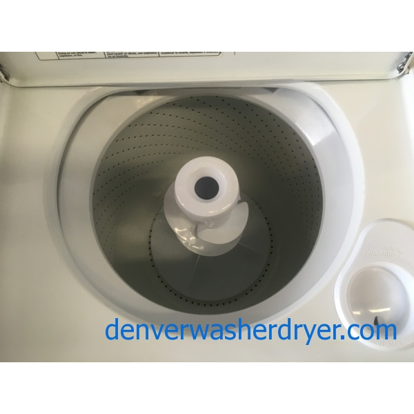 27″ Quality Refurbished Whirlpool Top-Load Direct-Drive Washer w/Agitator, 1-Year Warranty