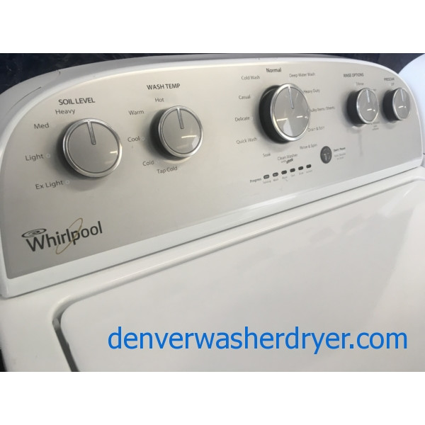 HE Whirlpool TopLoad (4.3 Cu. Ft.) Washer, 1Year Warranty 3934