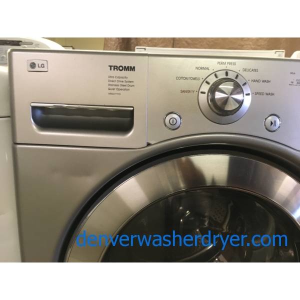 LG Titanium Front-Load Washer, HE, Sanitary and Stain Cycles, Extra-Rinse Option, 3.83 Cu.Ft. Capacity, Quality Refurbished, 1-Year Warranty!