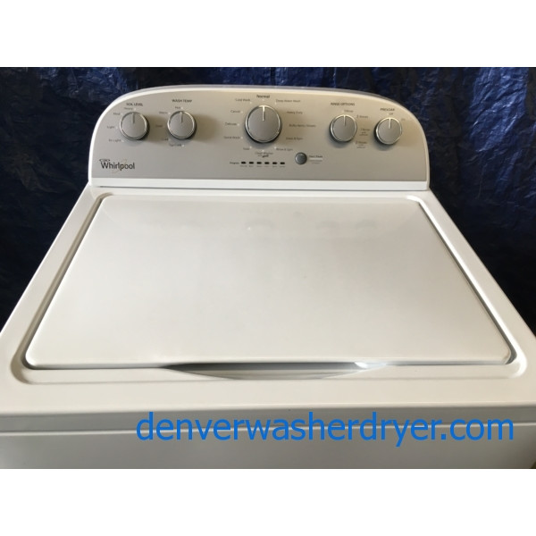 Whirlpool HE Top-Load (4.3 Cu. Ft.) Washer, 1-Year Warranty