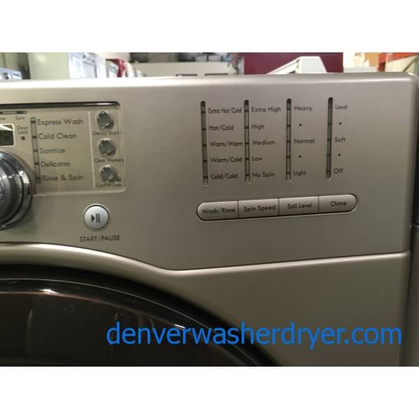 Kenmore Grey Front-Load Washer, Energy-Star Rated, Sanitize and Kids Wear Cycles, Stain Treat Option, Quality Refurbished, 1-Year Warranty!