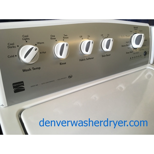 HE Kenmore TopLoad Washer & Electric Dryer, 1Year Warranty 3940