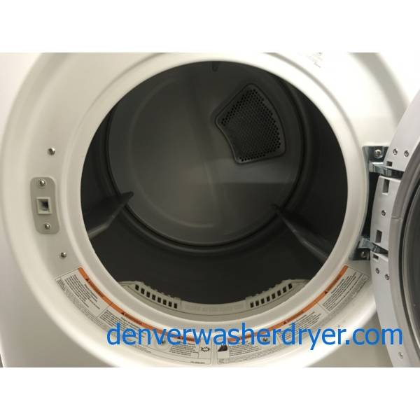Kenmore White Front-Load Dryer, Electric, Heavy-Duty and Sanitize Cycles, Wrinkle Guard and Touch Up Options, Quality Refurbished, 1-Year Warranty!
