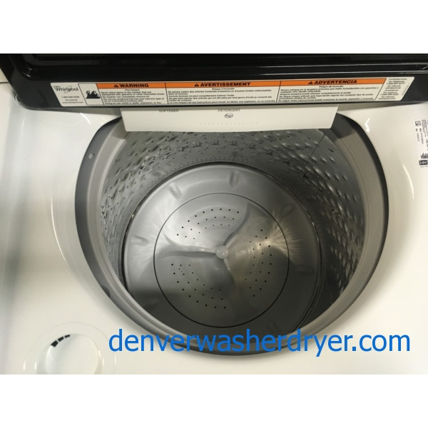 BRAND-NEW HE Whirlpool Cabrio Top-Load Steam Washer, 1-Year Warranty