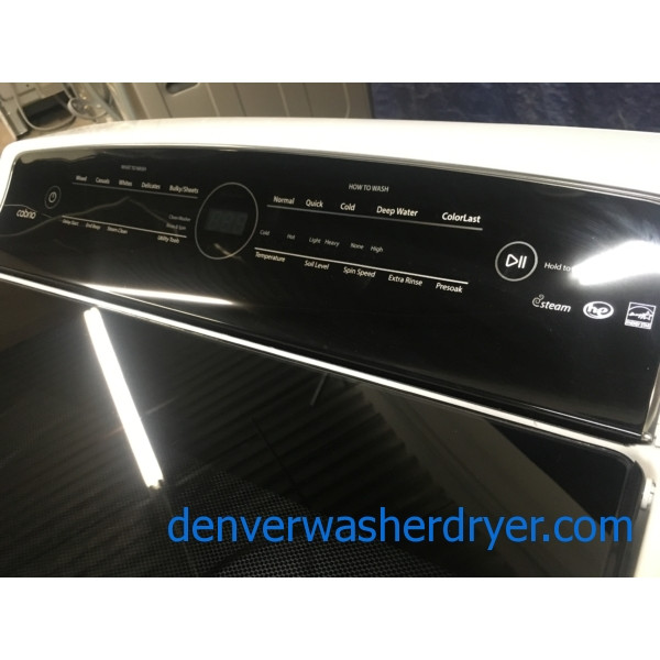 BRAND-NEW HE Whirlpool Cabrio Top-Load Steam Washer, 1-Year Warranty