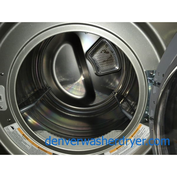 27″ LG Stackable Front-Load HE ENERGY STAR Direct-Drive Washer w/Sanitary Cycle & Electric Dryer, 1-Year Warranty