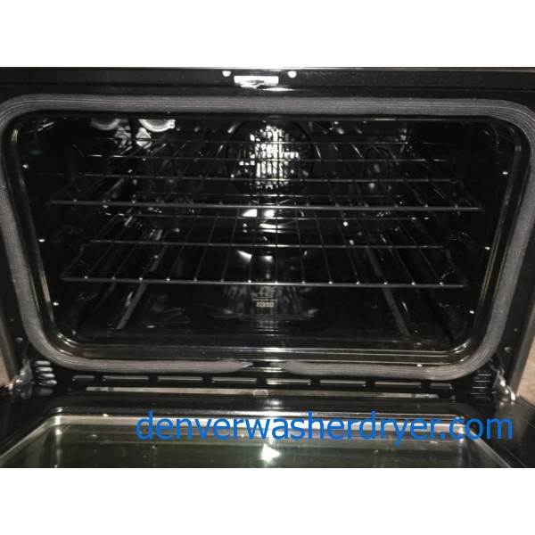 BRAND-NEW 30″ GE Profile Stainless (6.8 Cu. Ft.) Double-Oven *GAS* Range w/Self Cleaning Convection Oven, 1-Year Warranty
