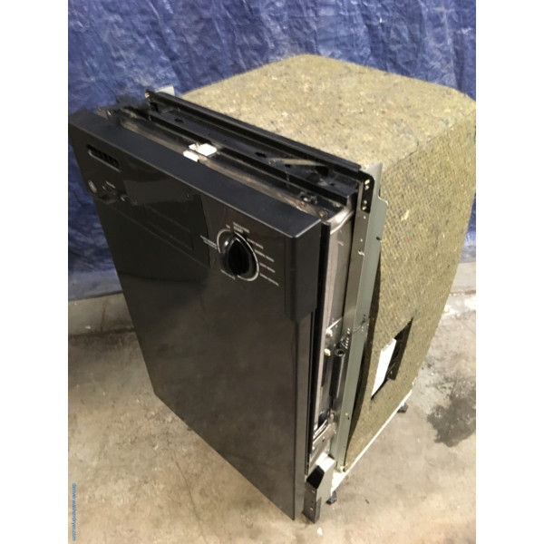 *USED* GE Space-Maker 18″ Built-In Black Dishwasher, 1-Year Warranty