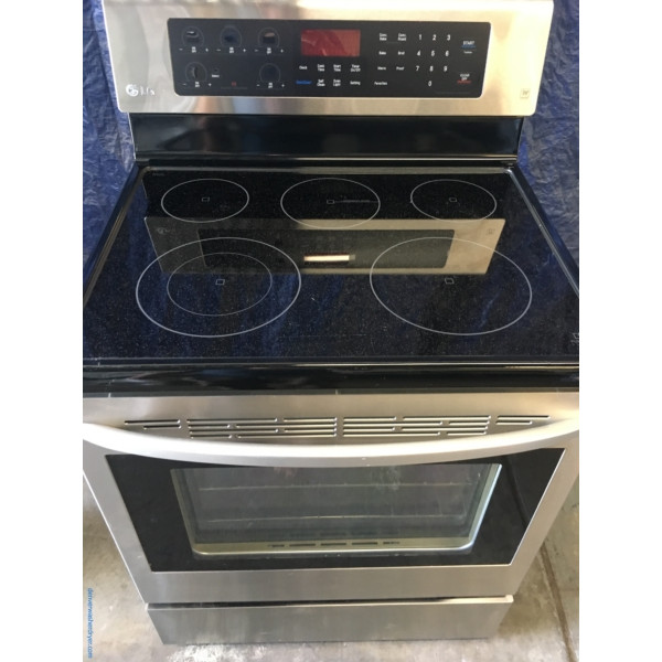 BRANDNEW 30" LG (6.3 Cu. Ft.) Stainless Electric Range w/ProBake Easy