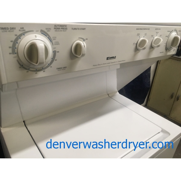 Quality Refurbished Heavy-Duty 27″ Frigidaire Laundry Center w/Electric Dryer, 1-Year Warranty