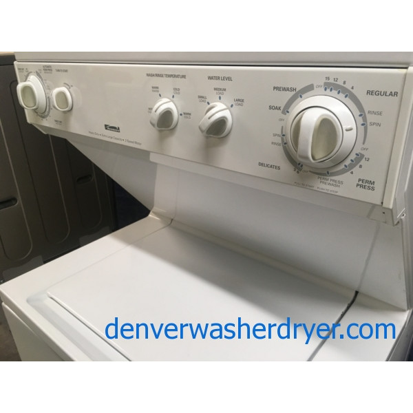 Quality Refurbished Heavy-Duty 27″ Frigidaire Laundry Center w/Electric Dryer, 1-Year Warranty