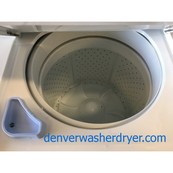 Quality Refurbished Frigidaire 27″ Stacked Electric Laundry Center, 1-Year Warranty